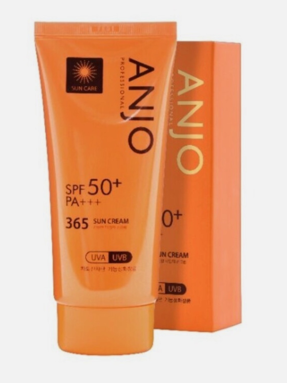 2 Pcs ANJO Professional 365 Korean Sun Cream SPF50+ PA+++ 70g